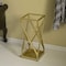 Vintiquewise Decorative Gold Square X Design Umbrella Holder Stand for Indoor and Outdoor QI004471 - alternate 2